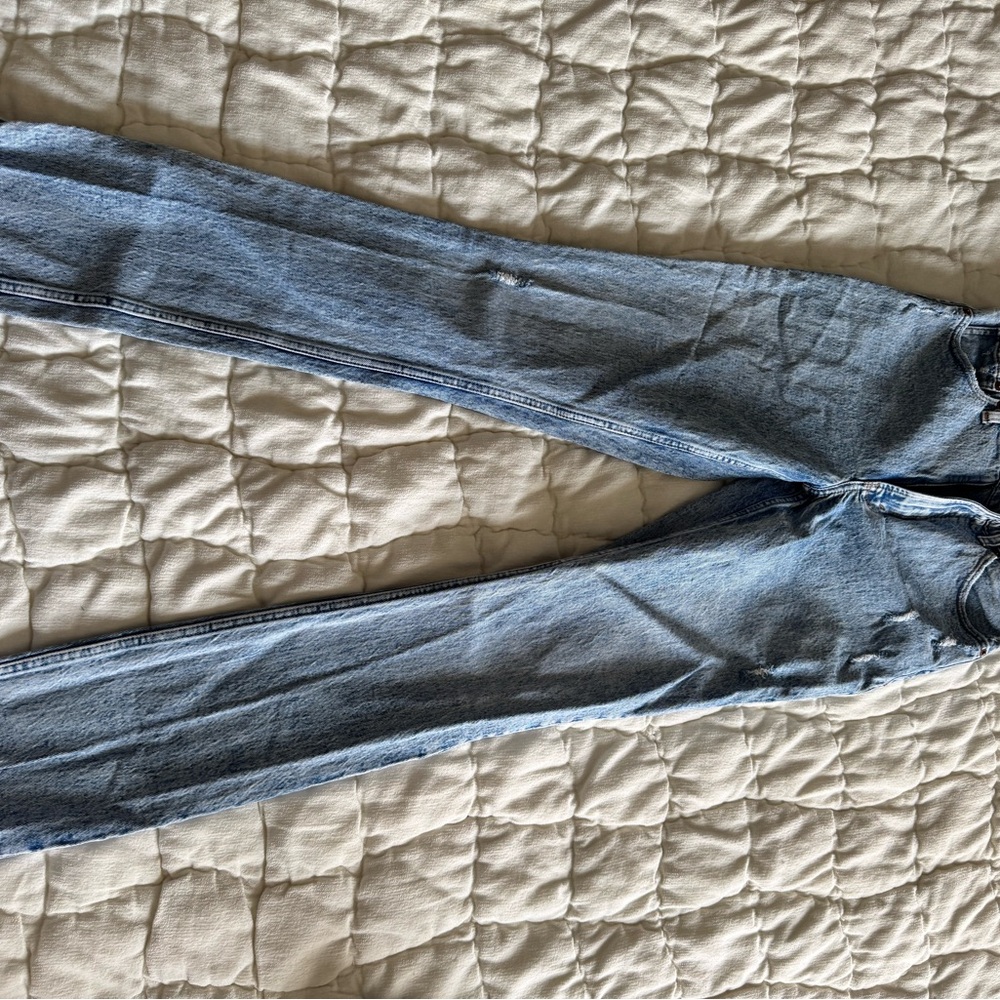 Abercrombie & Fitch Light Blue Straight Leg Jeans